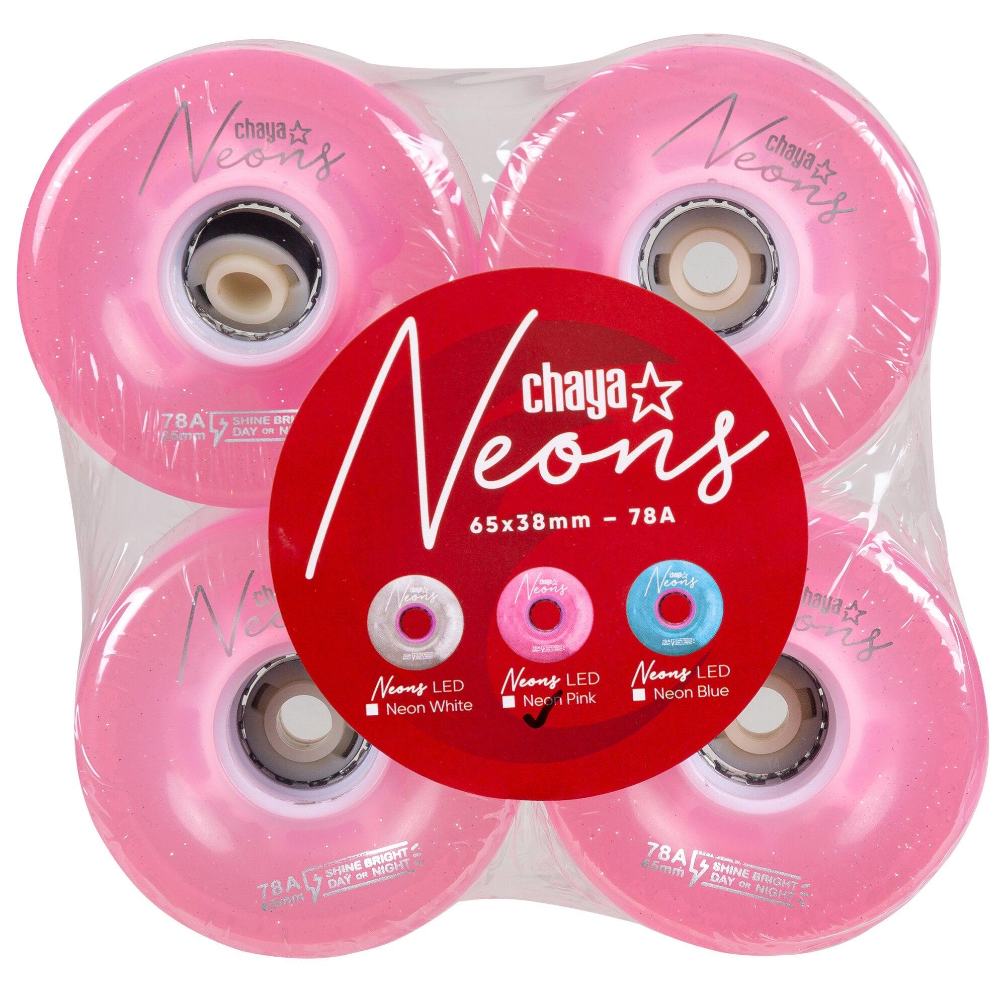 Neons Işıklı LED Tekerlek - Pembe