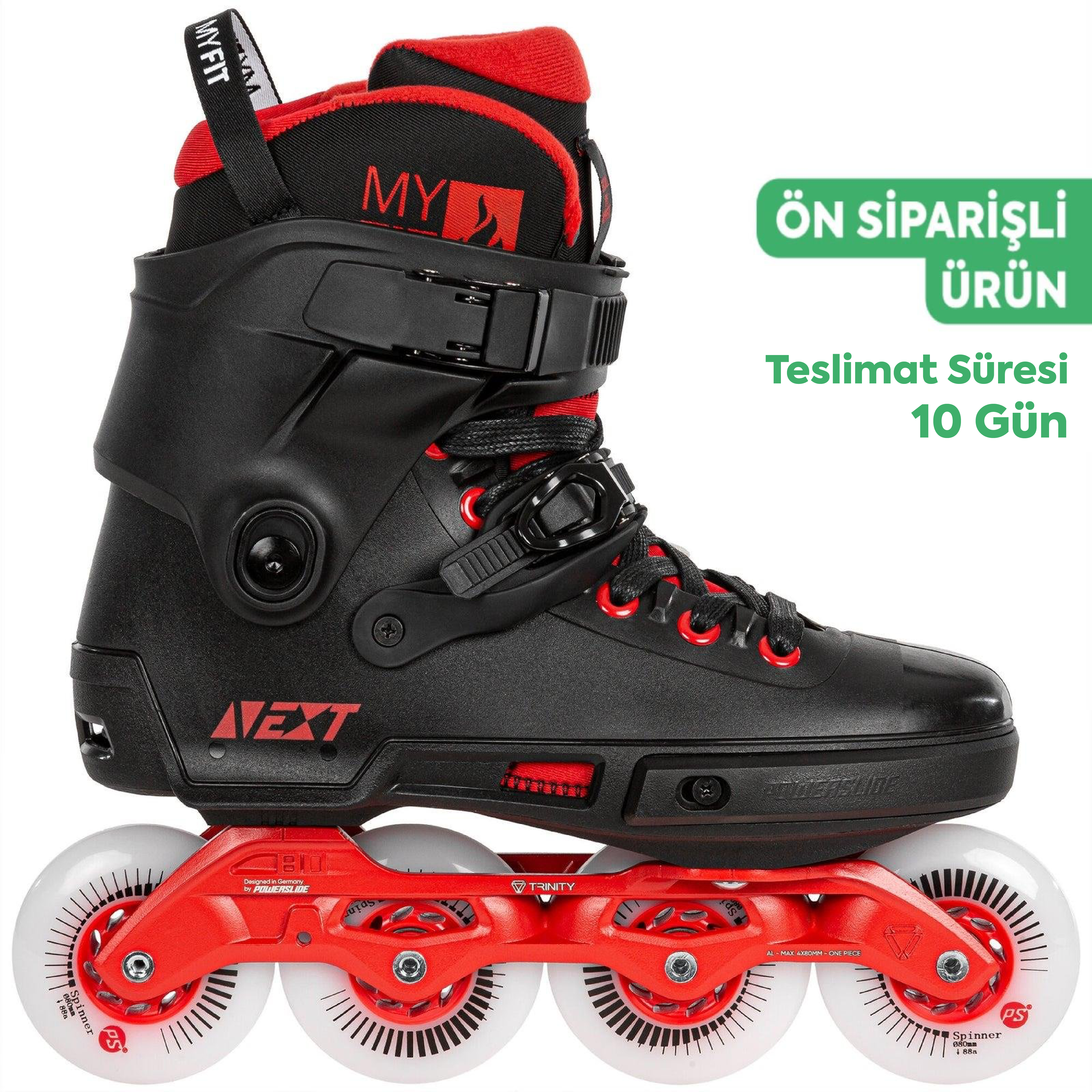 Next Black Red 80 Urban Paten