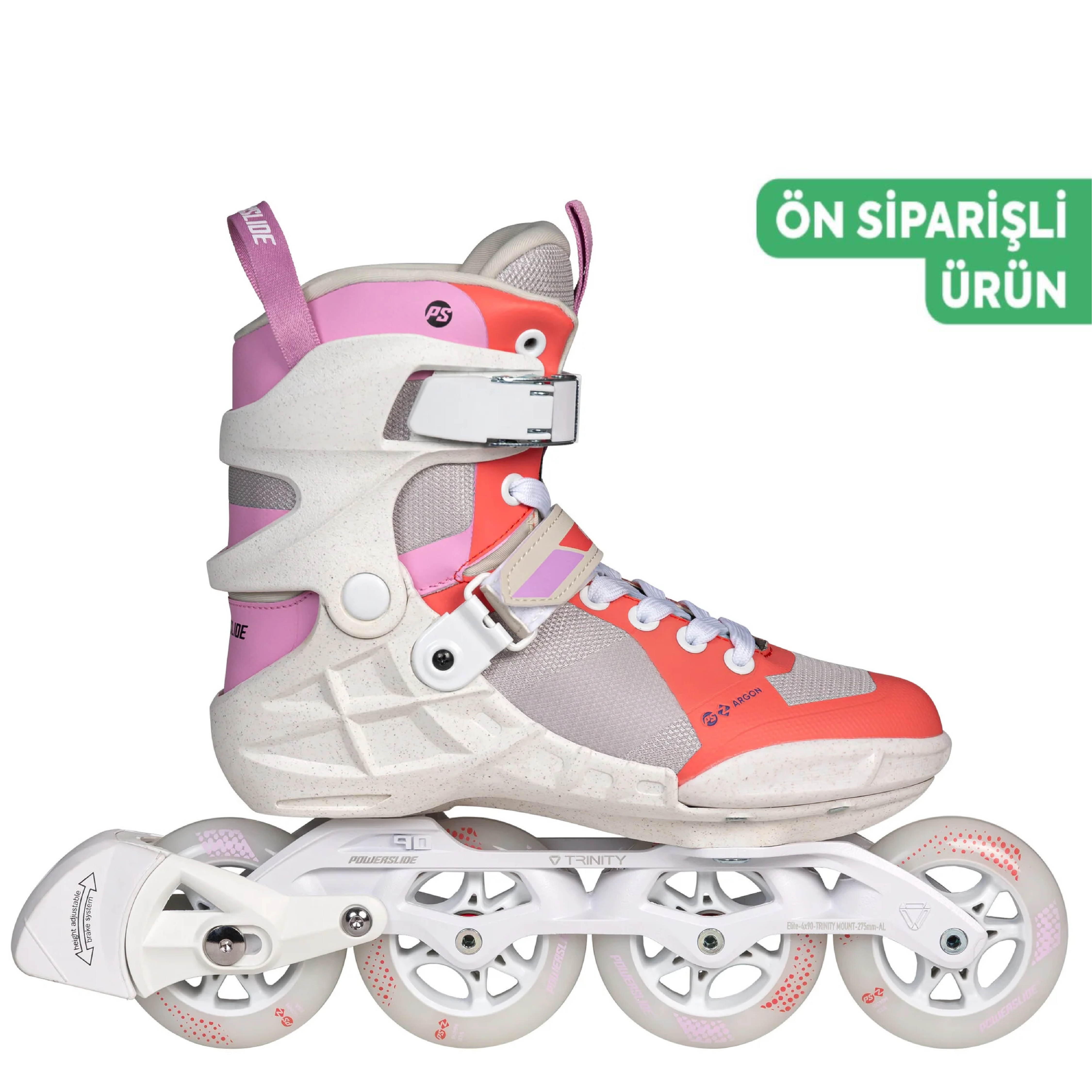 Powerslide Phuzion Argon Peach 90 Urban Paten