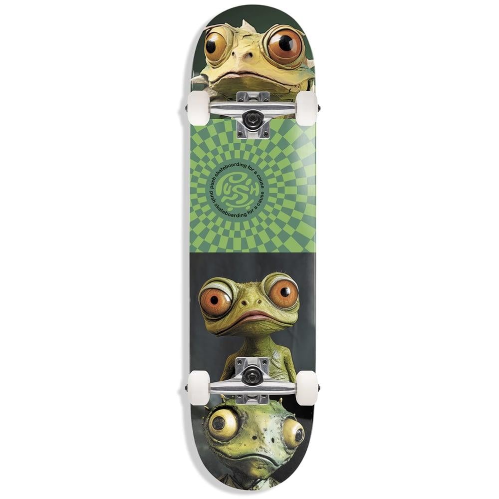 Push 8.0 Gecko FP Green Skateboard Kaykay