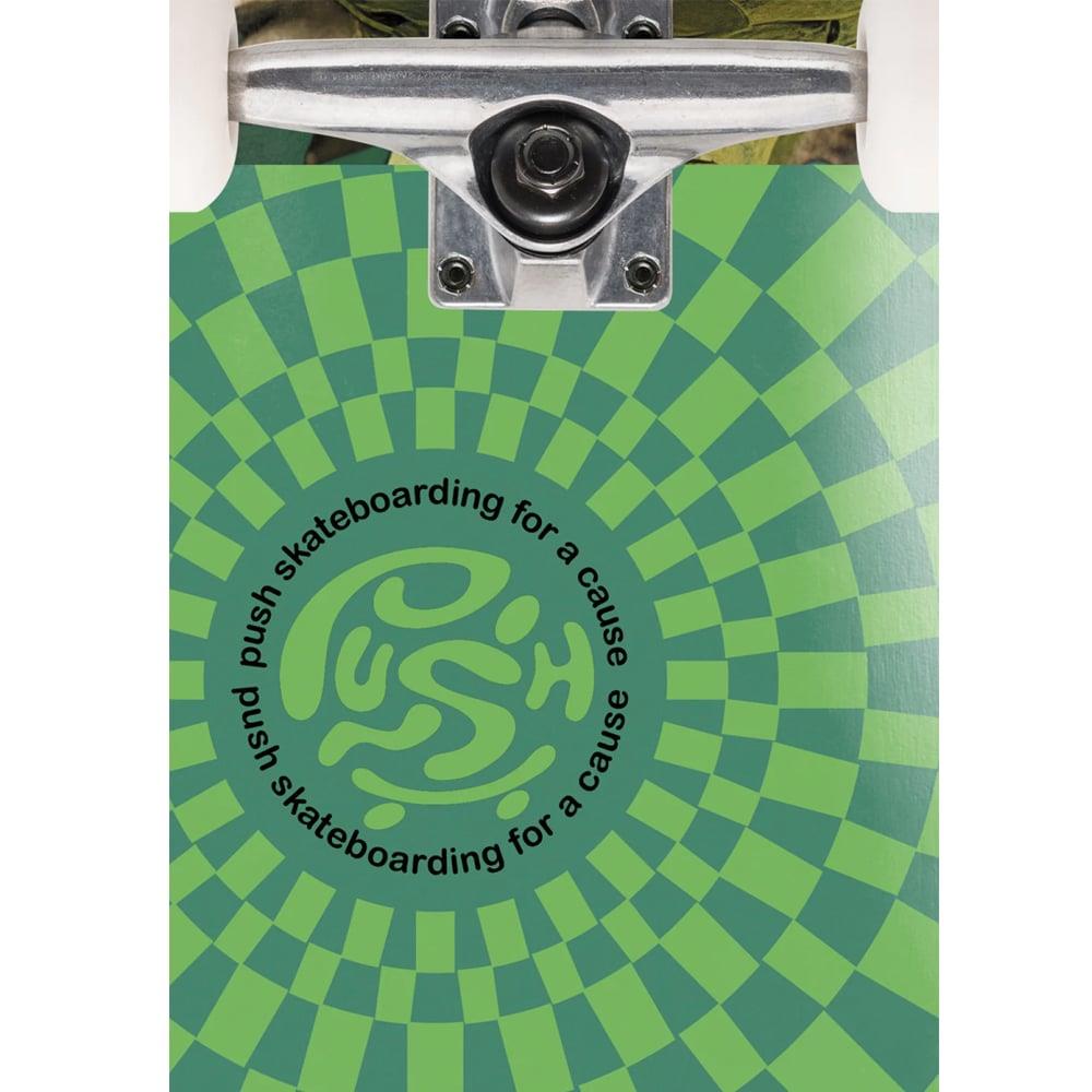 Push 8.0 Gecko FP Green Skateboard Kaykay