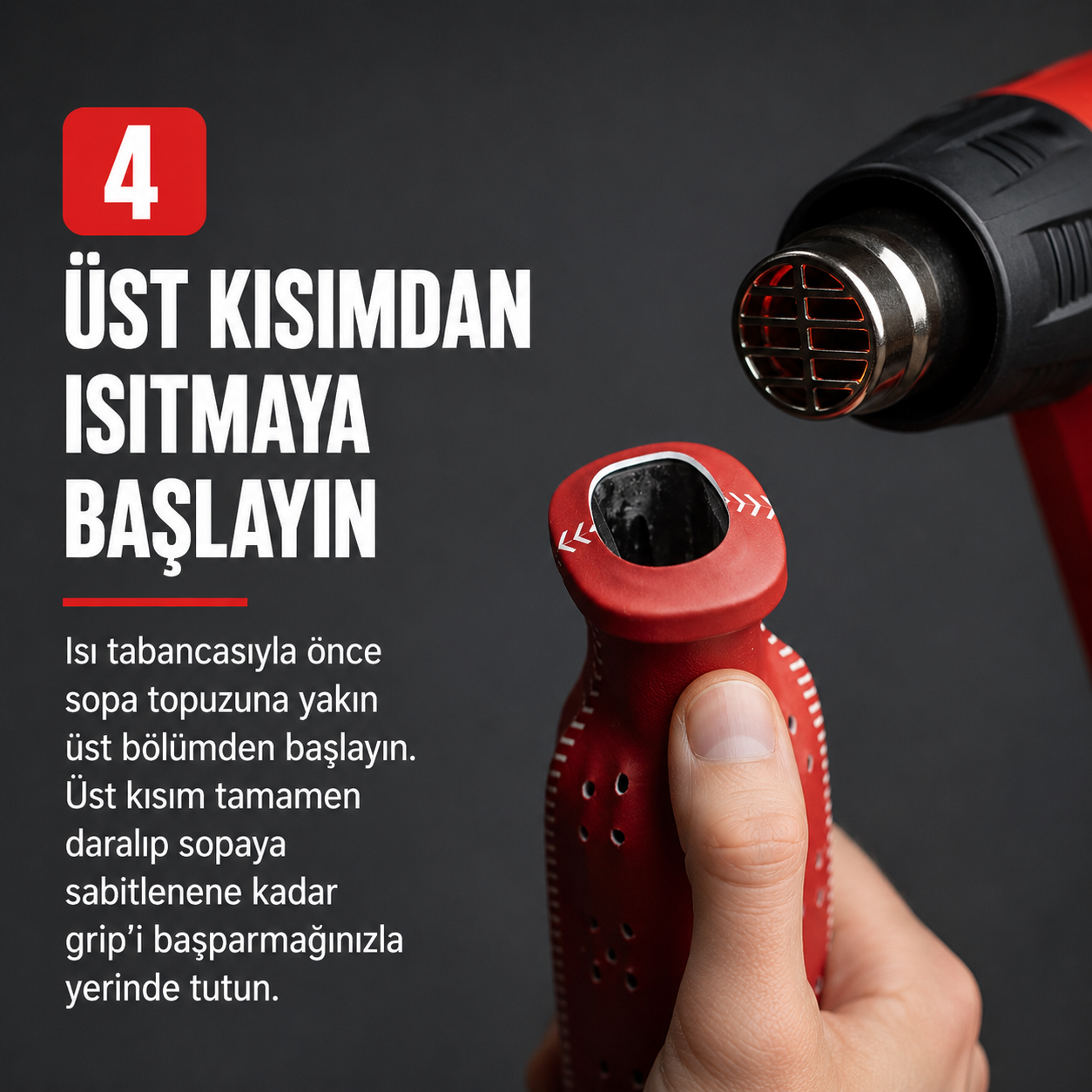 RocketGrip Hole Hokey Sopası Grip Sarı/Siyah