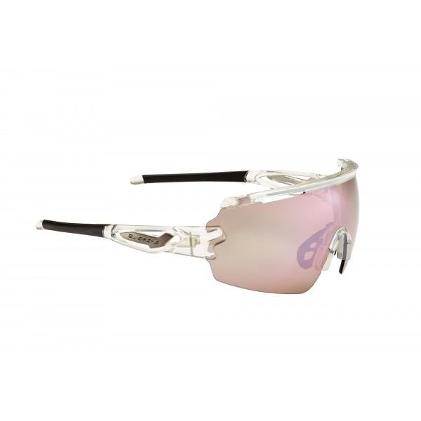 Swiss Eye Signal Shiny Laser Black, Lens Brown Rosé Revo