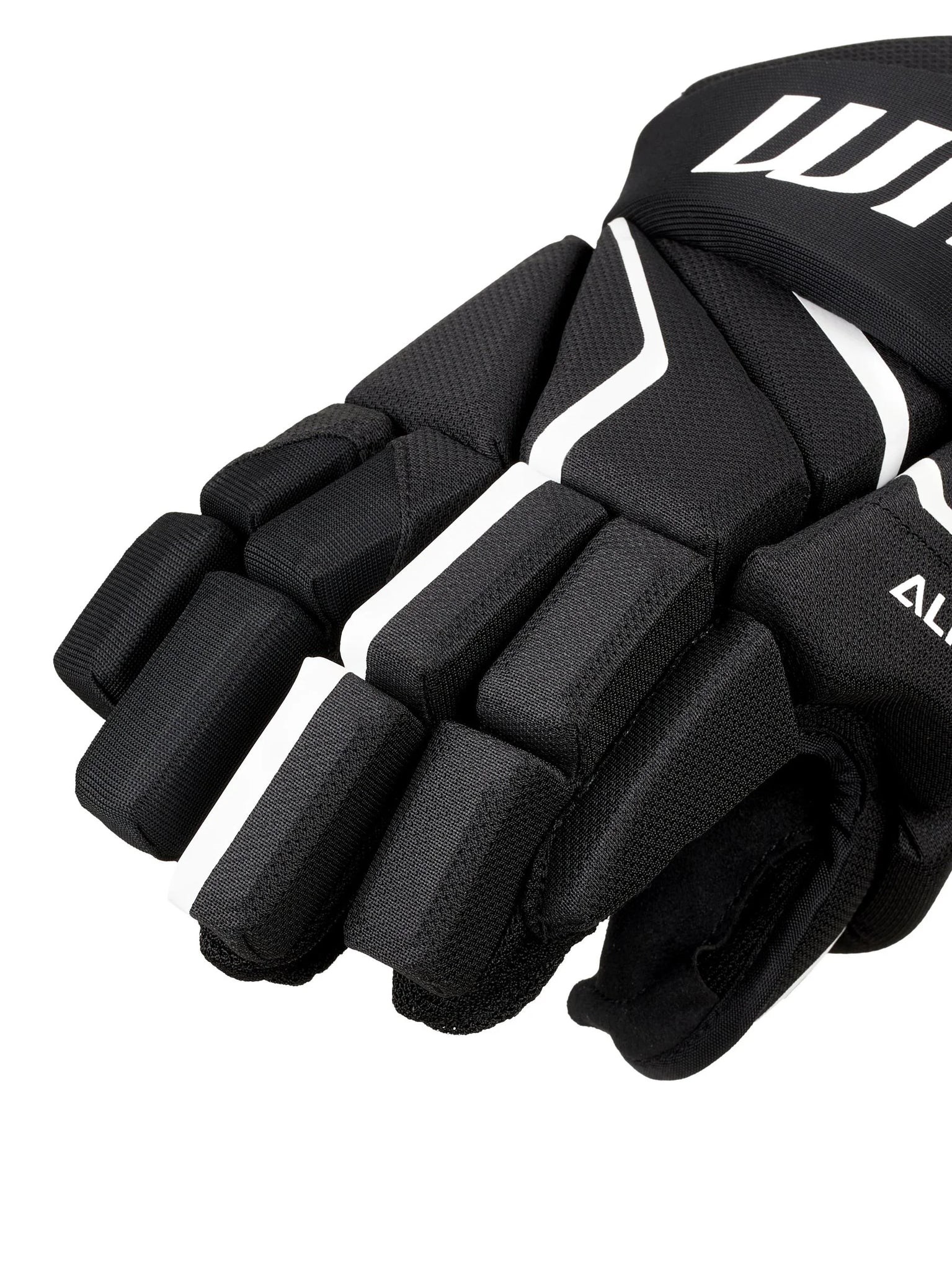 Warrior Alpha LX2 Comp JUNIOR Hokey Eldiveni I BLACK