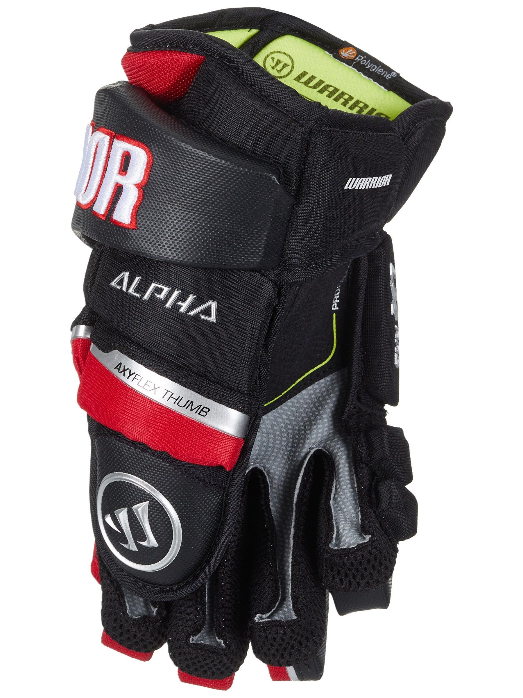 WARRIOR LX Pro 11 Junior Hokey Eldiveni Black/Red