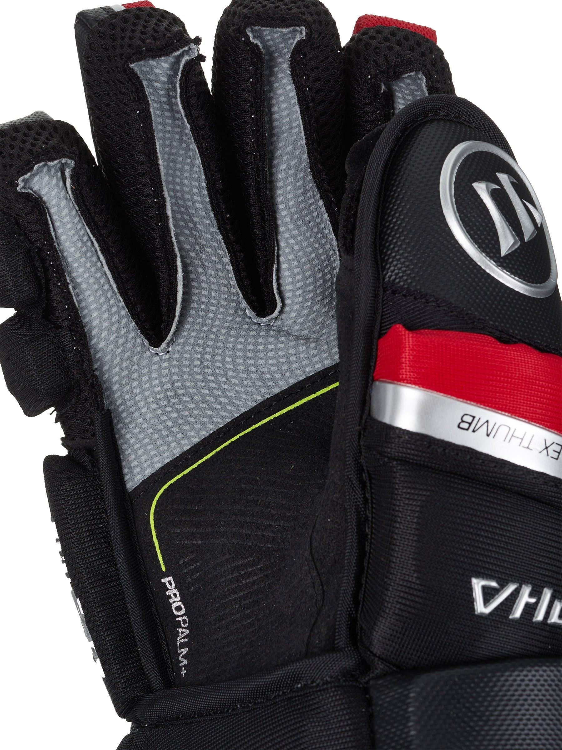 WARRIOR LX Pro 11 Junior Hokey Eldiveni Black/Red