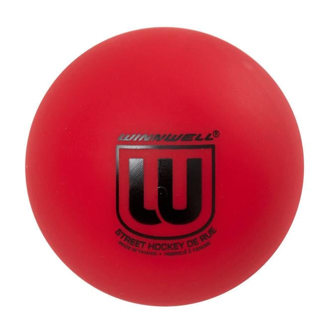 Winnwell Street Hokey Antreman Topu 65mm 50g Kırmızı, 3'lü Paket
