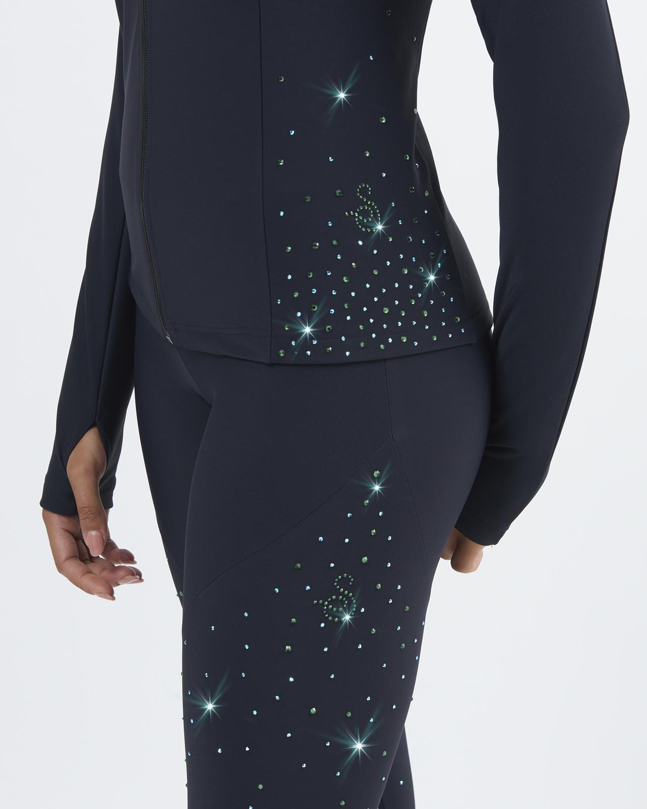 Sagester Yeşil Kristalli Termal Buz Pateni Ceketi