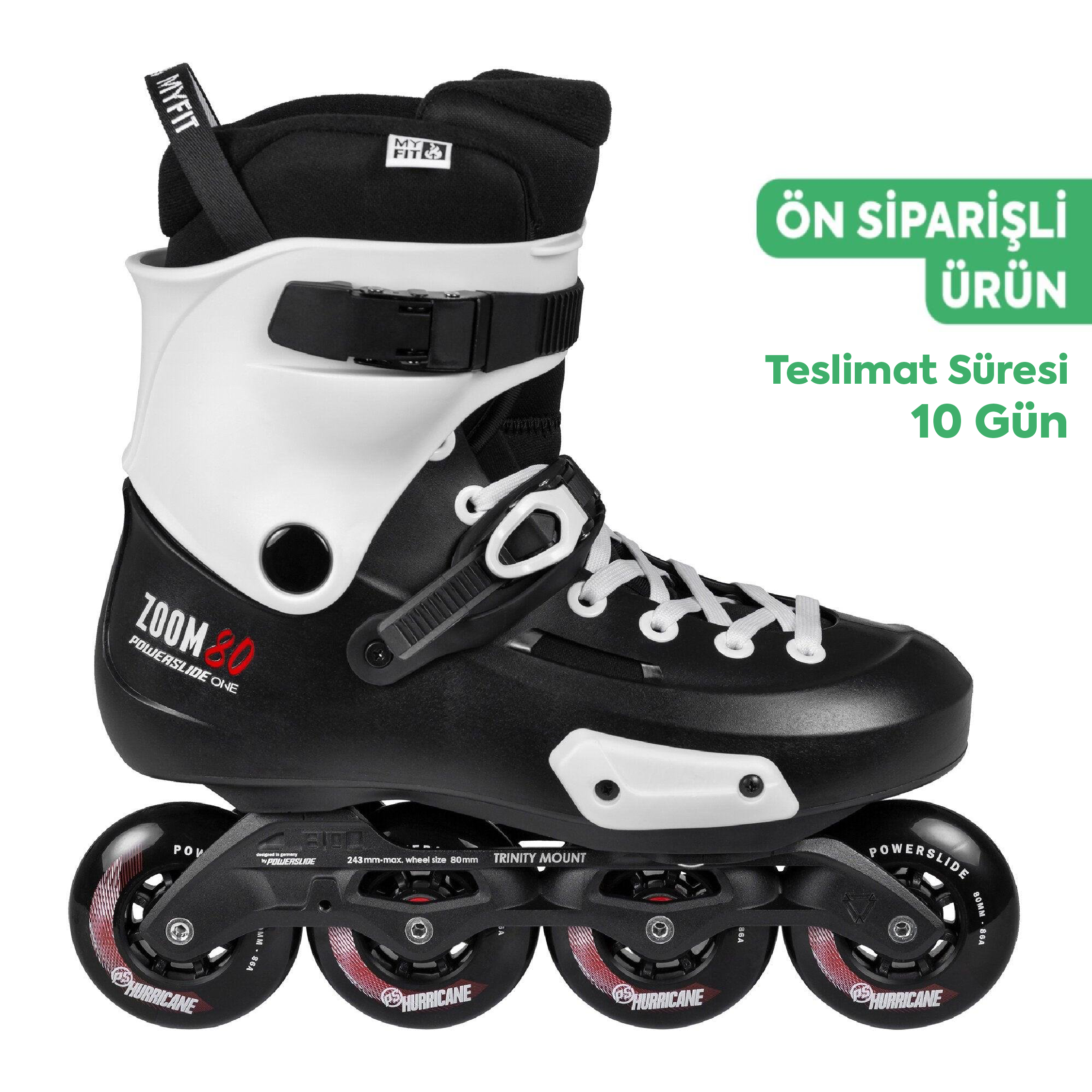 Zoom Pro Black 80 Urban Paten