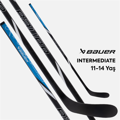 BAUER Nexus E40 Intermediate / 145 cm / 65 Flex / P28 Kaşık / Sağ Hokey Sopası