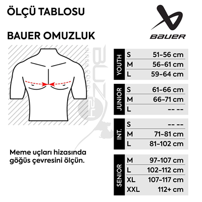 BAUER SUPREME MACH Senior Hokey Omuzluk