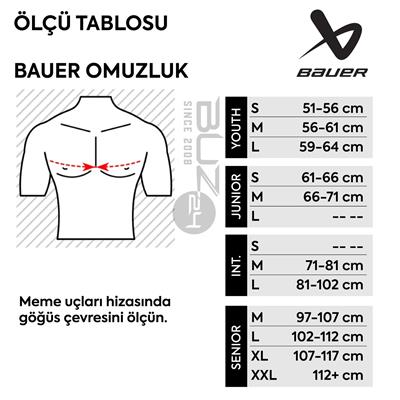 Bauer X Intermediate Hokey Omuzluk