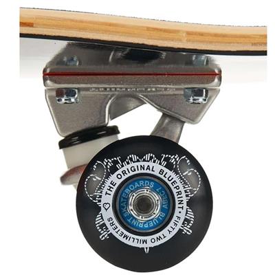 BluePrint 8.25 Spray Heart Black Orange Skateboard Kaykay