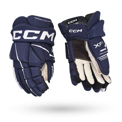 CCM HGXF80 Senior Hokey Eldiveni Lacivert