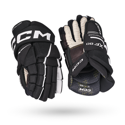 CCM HGXF80 Senior Hokey Eldiveni Siyah