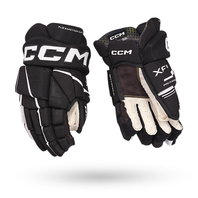 CCM HGXF80 Senior Hokey Eldiveni Siyah
