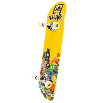 Cliche 8.0 Document Yellow Skateboard Kaykay