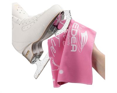 Edea Buz Pateni Bıçağı Kurutma Bezi/Havlu (Pembe)