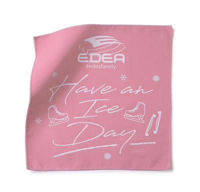 Edea Buz Pateni Bıçağı Kurutma Bezi/Havlu (Pembe)