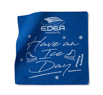 Edea Buz Pateni Bıçağı Kurutma Bezi/Havlu (Mavi)
