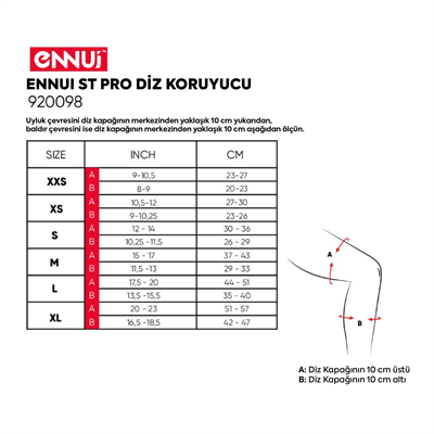 ENNUI ST Pro Diz Koruyucu