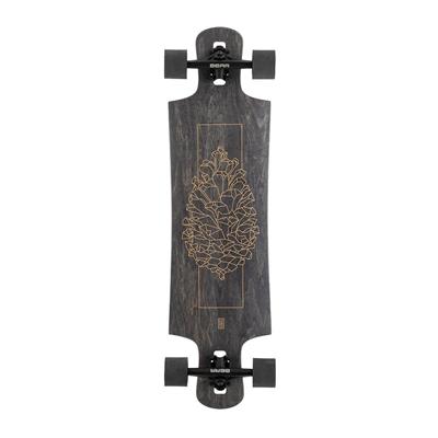 Landyachtz Drop Hammer Black Pinecone Complete Longboard 36.5