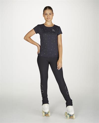 Sagester Saçılmış Kristalli T-Shirt