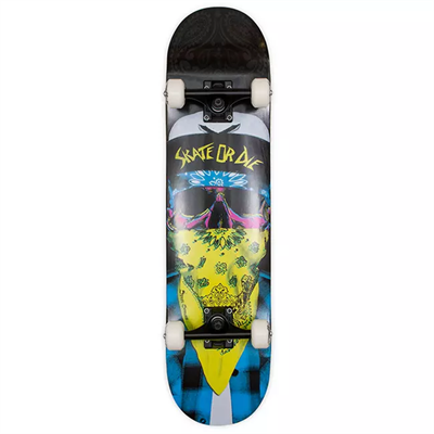 Speed Demons 7,75 Mob Blue Yellow Skateboard Kaykay