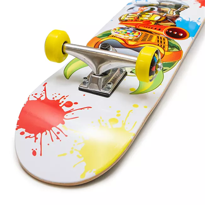 Speed Demons 8.0 Paintballer White Skateboard Kaykay
