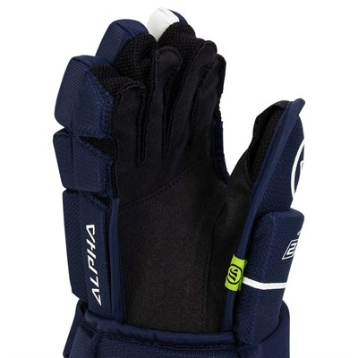 Warrior Alpha LX2 Comp JUNIOR Hokey Eldiveni I NAVY