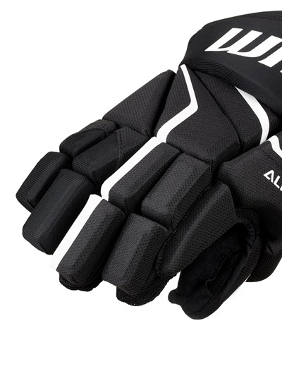 Warrior Alpha LX2 Comp JUNIOR Hokey Eldiveni I BLACK