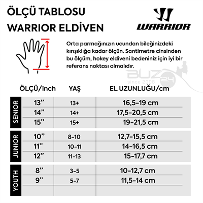 Warrior Covert QR5 30 Senior Hokey Eldiveni