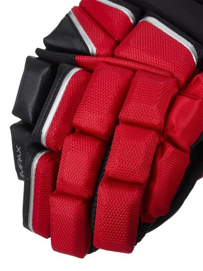 WARRIOR LX Pro 11 Junior Hokey Eldiveni Black/Red