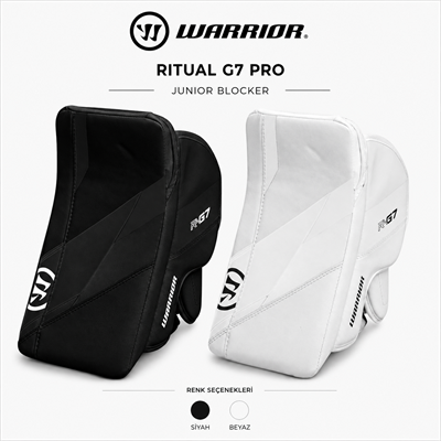 Warrior Ritual G7 Pro Junior Hokey Kaleci Blocker Eldiveni
