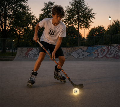 Winnwell Karanlıkta Parlayan Hokey Antrenman Topu