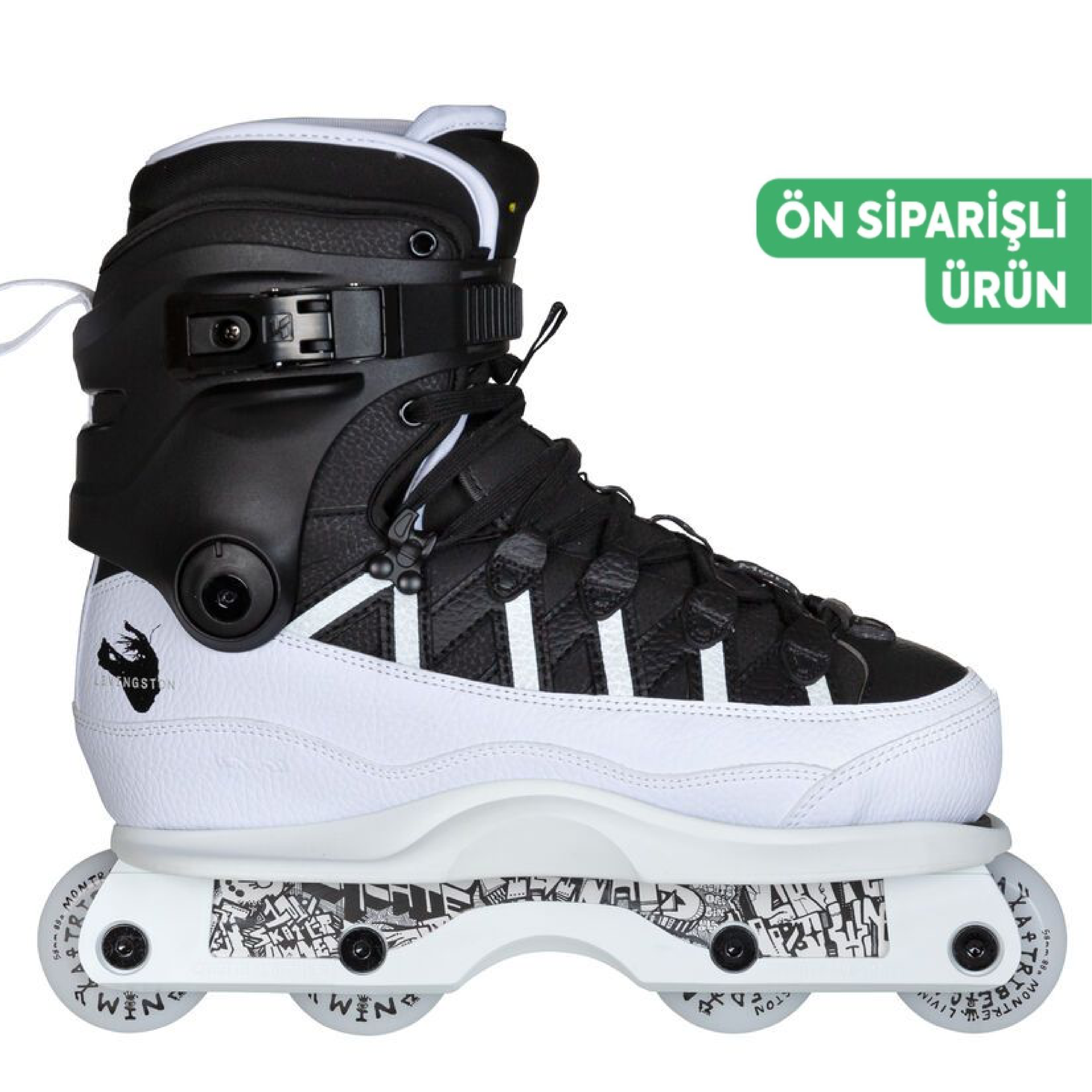 AG 15 Montre Livingston Pro Skate white / black Agresif Paten
