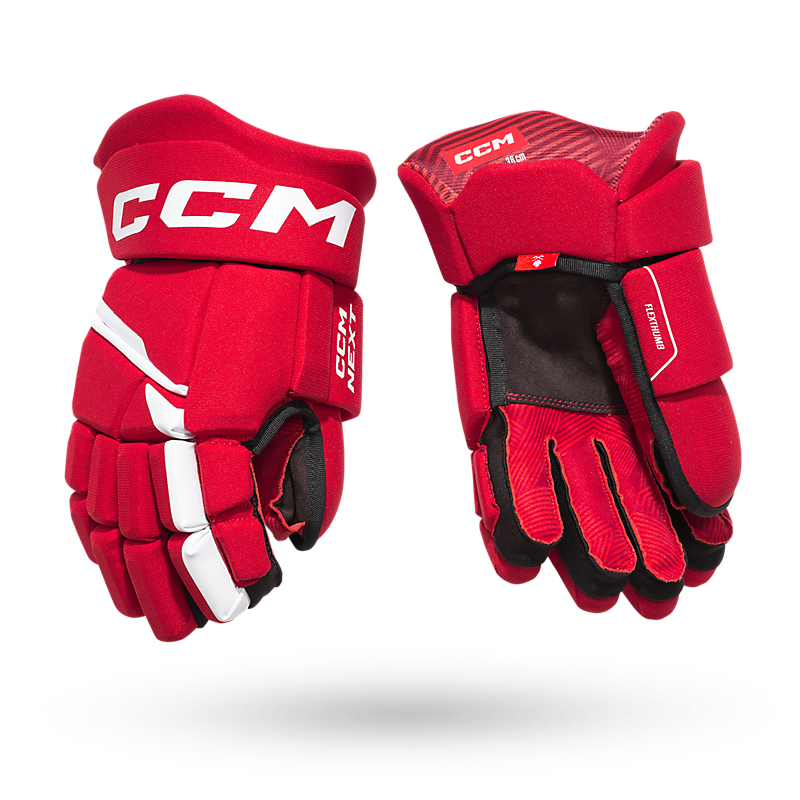 CCM Next23 Senior Hokey Eldiveni / Kırmızı