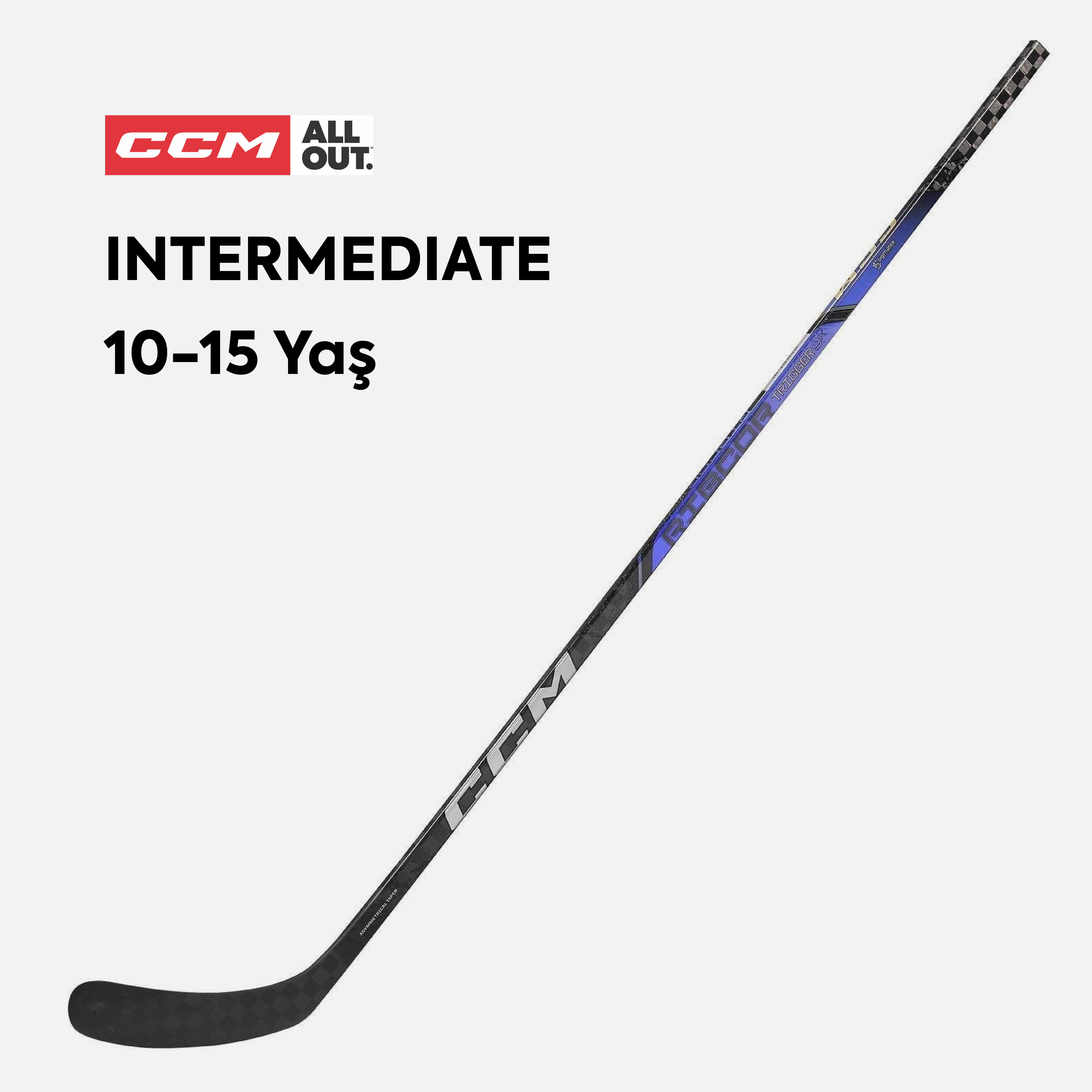 CCM Ribcor Trigger 9K  Intermediate 65 Flex / 29 Kaşık / Sağ Hokey 