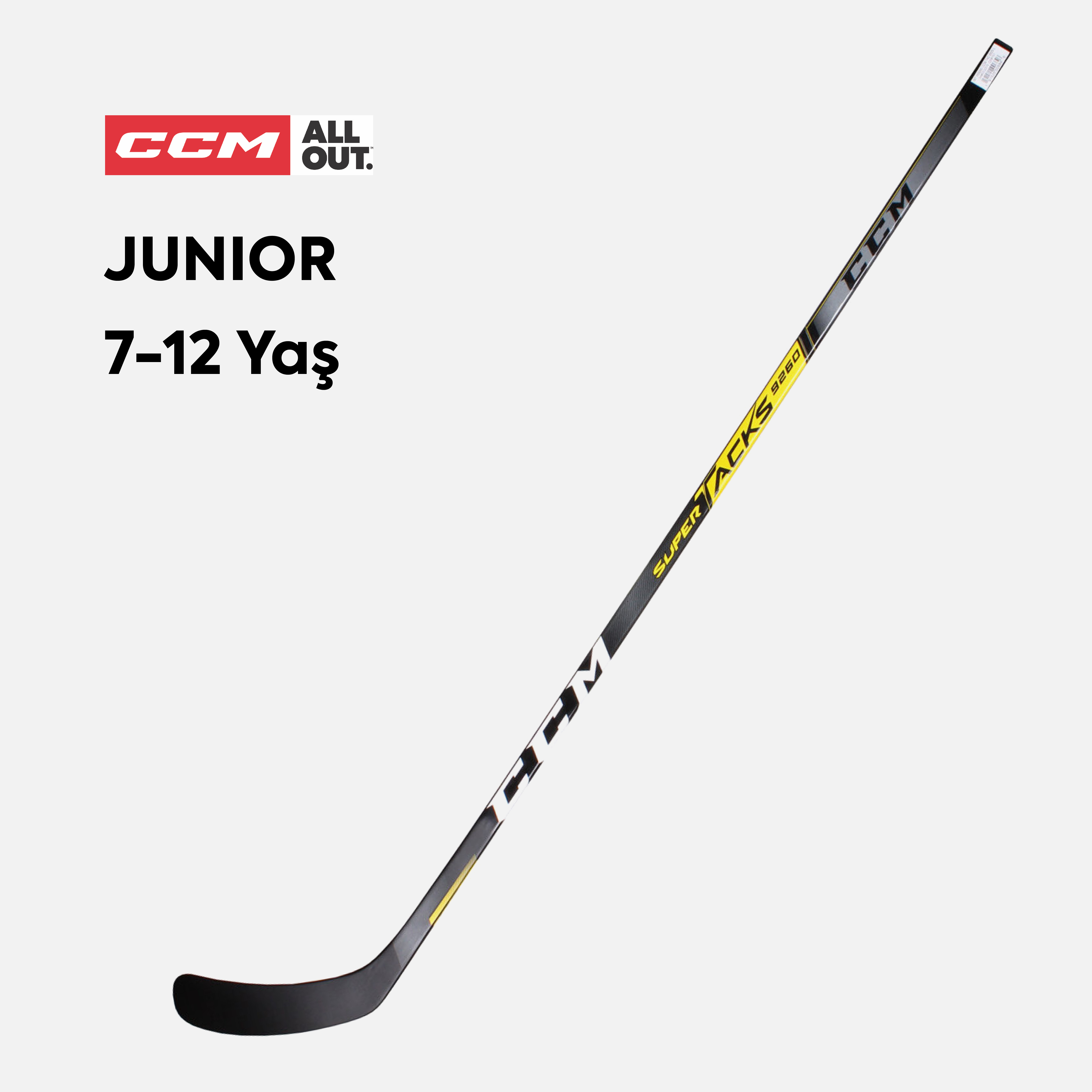 CCM Super Tacks 9260 Junior 40 Flex P29 Kaşık Sağ Hokey Sopası