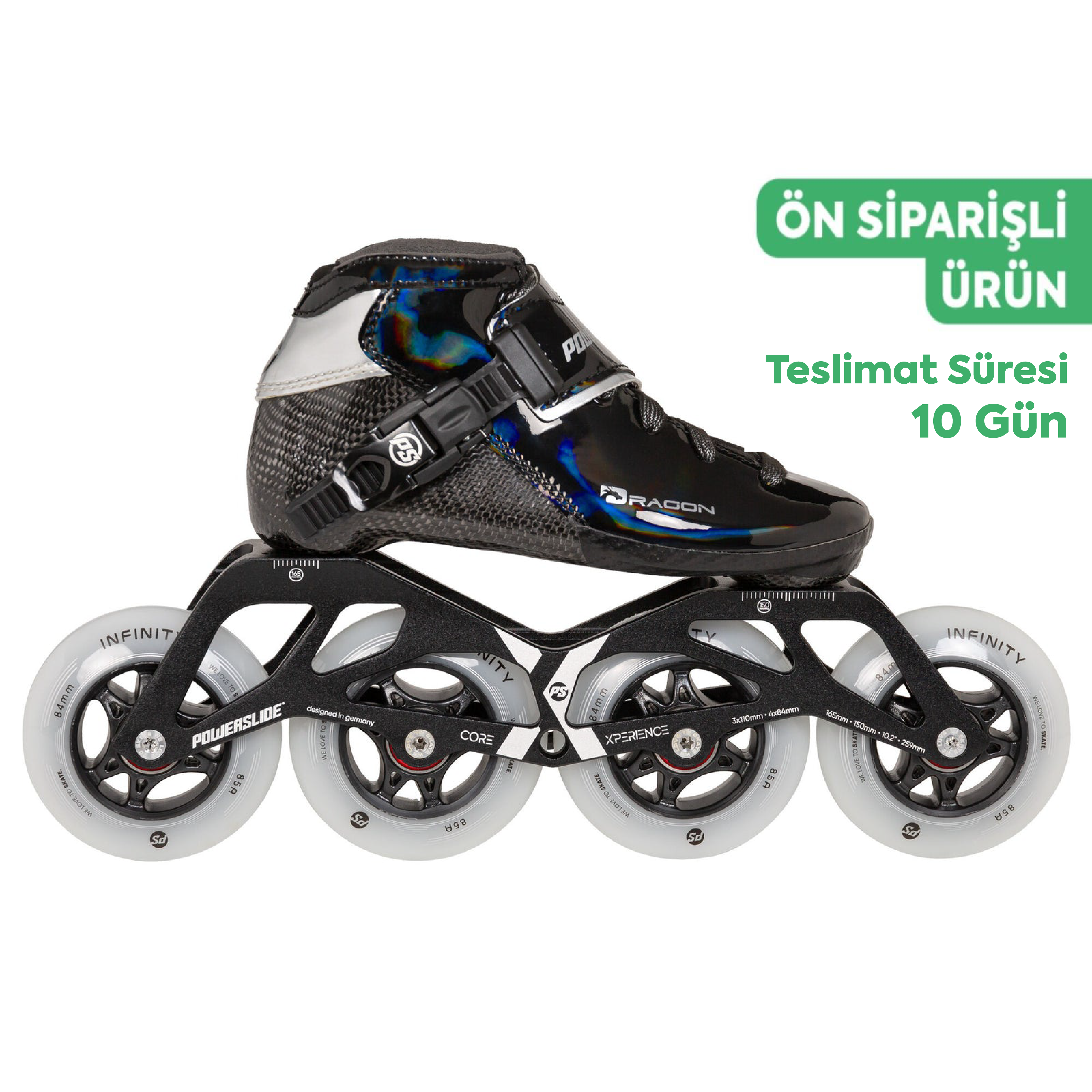 Dragon Black 84 Racing Paten