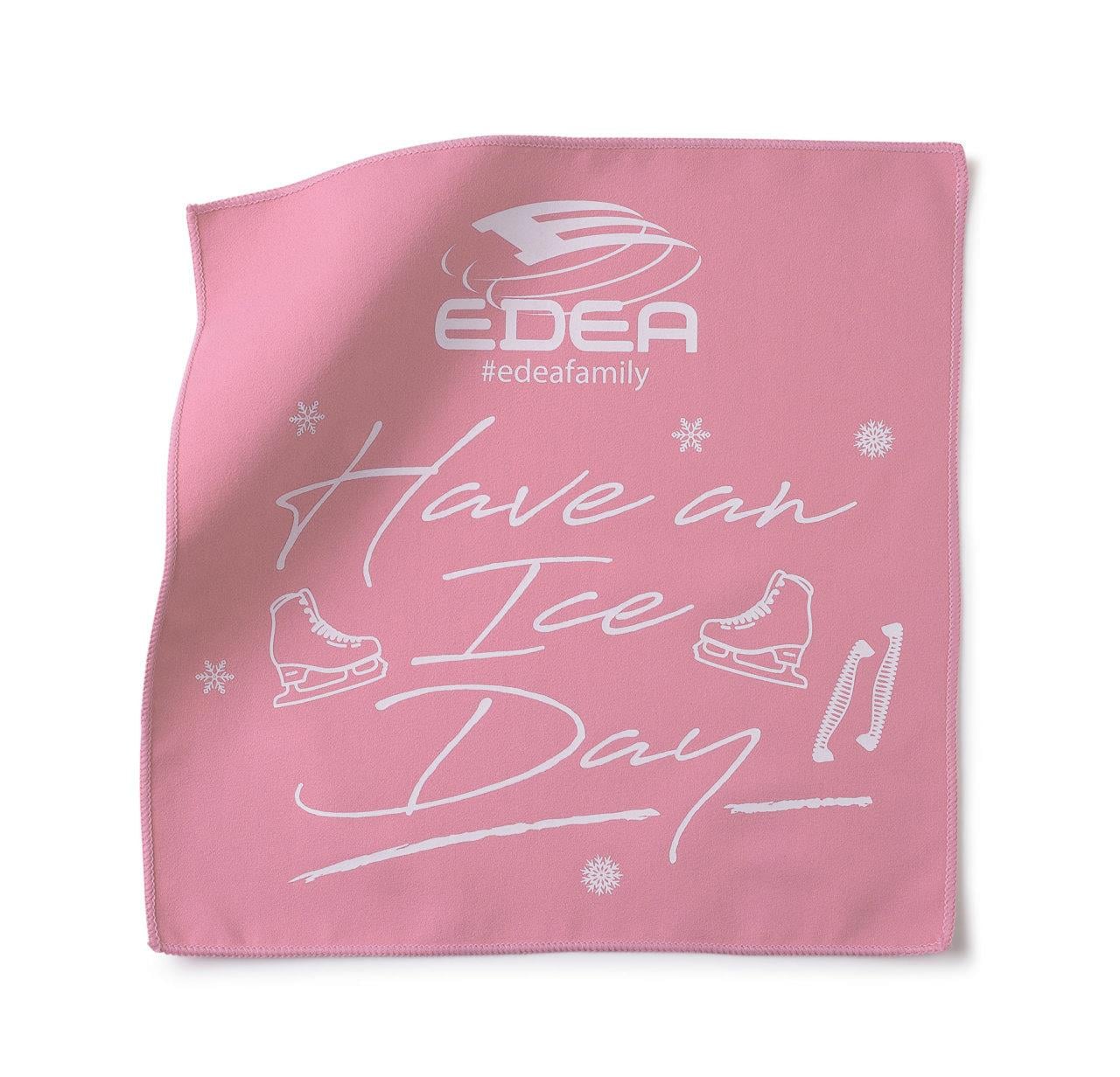 Edea Buz Pateni Bıçağı Kurutma Bezi/Havlu (Pembe)