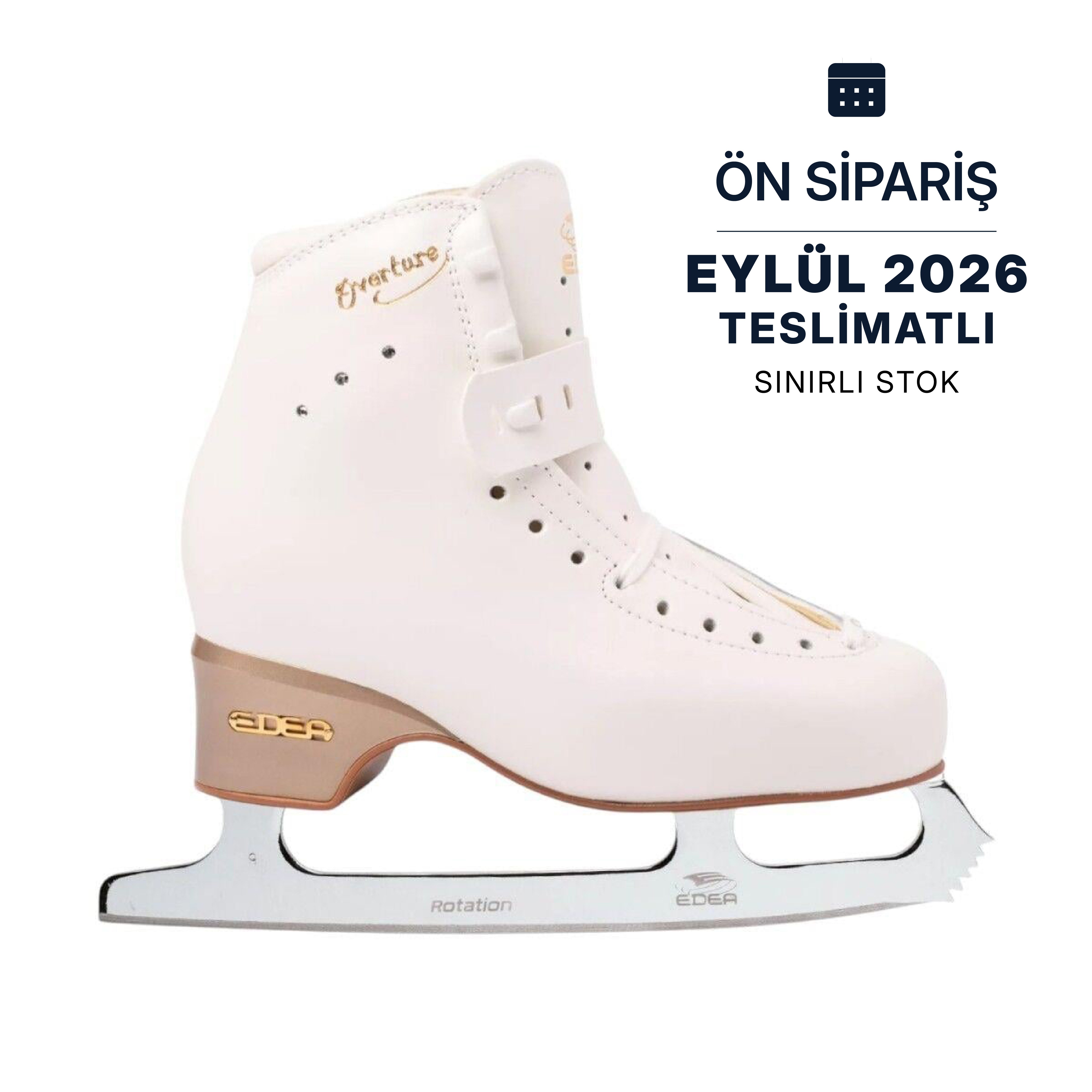 Edea Overture Ivory set ROTATION Çelikli Buz Pateni - Eylül Teslimat