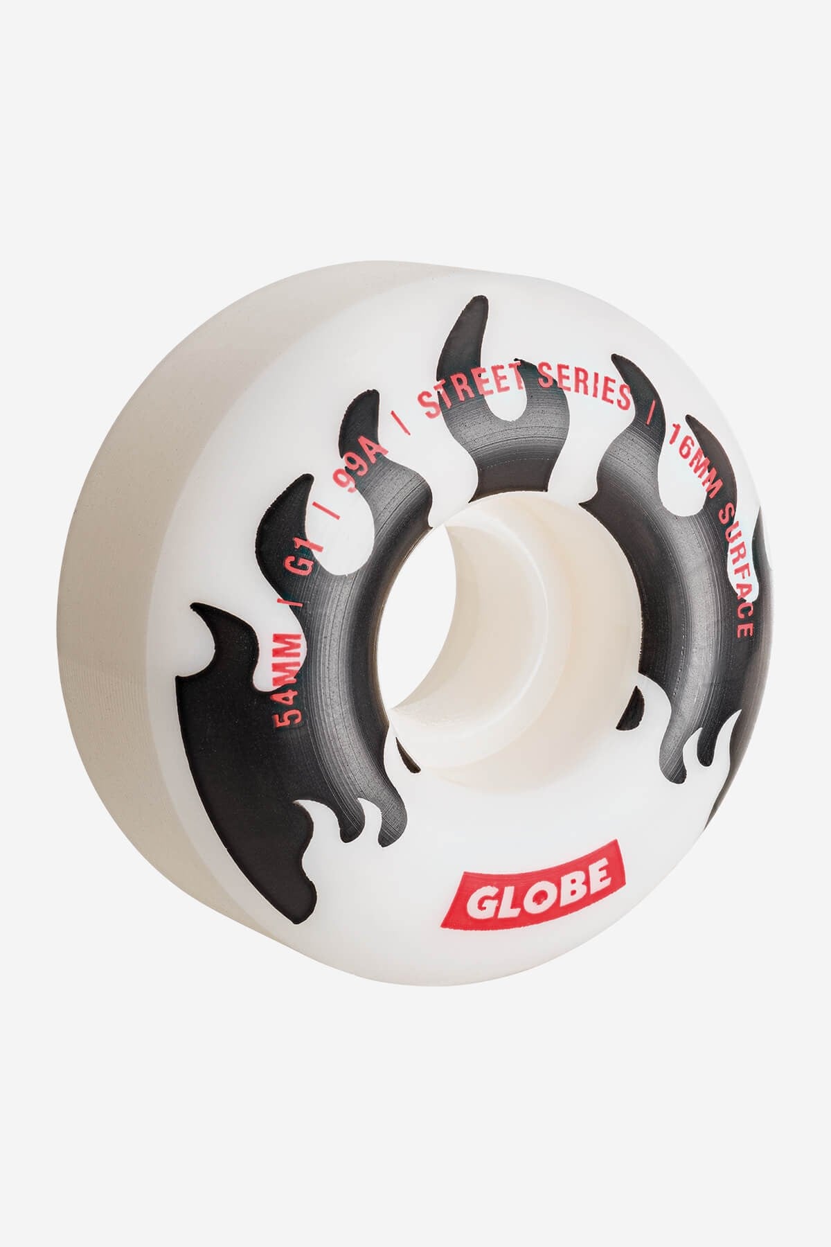 GLOBE G1 STREET WHEEL 54MM - WHITE/BLACK/FLAMES Tekerlek Seti