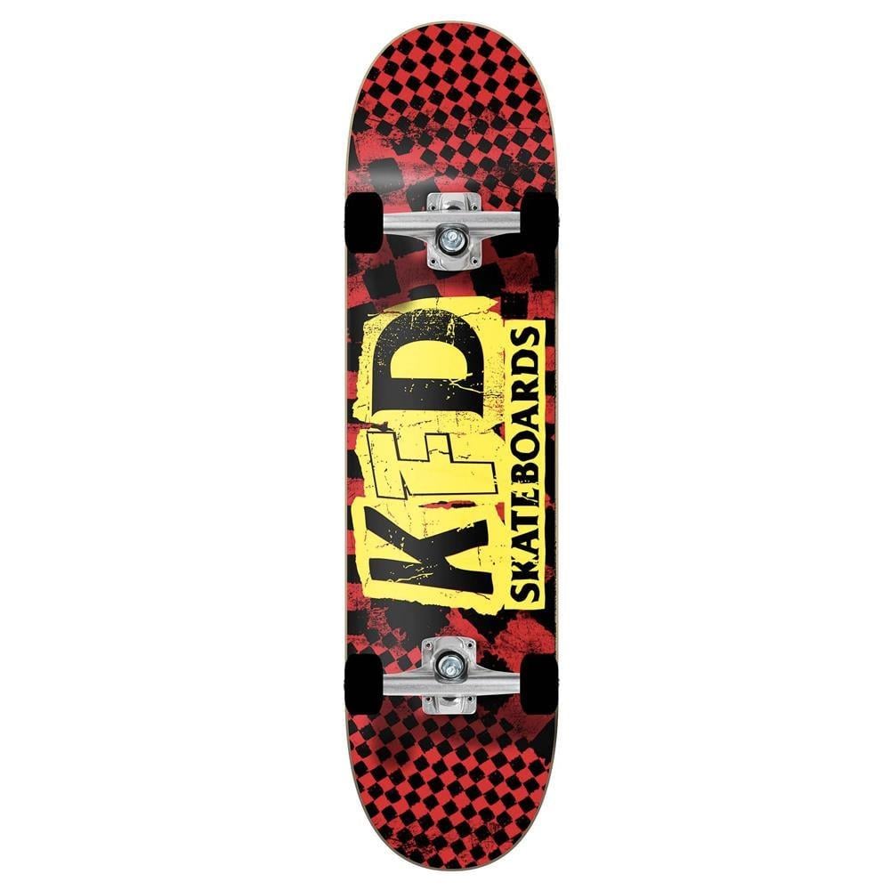 KFD 8.25 Checker Ransom Young Gunz Red Skateboard Kaykay