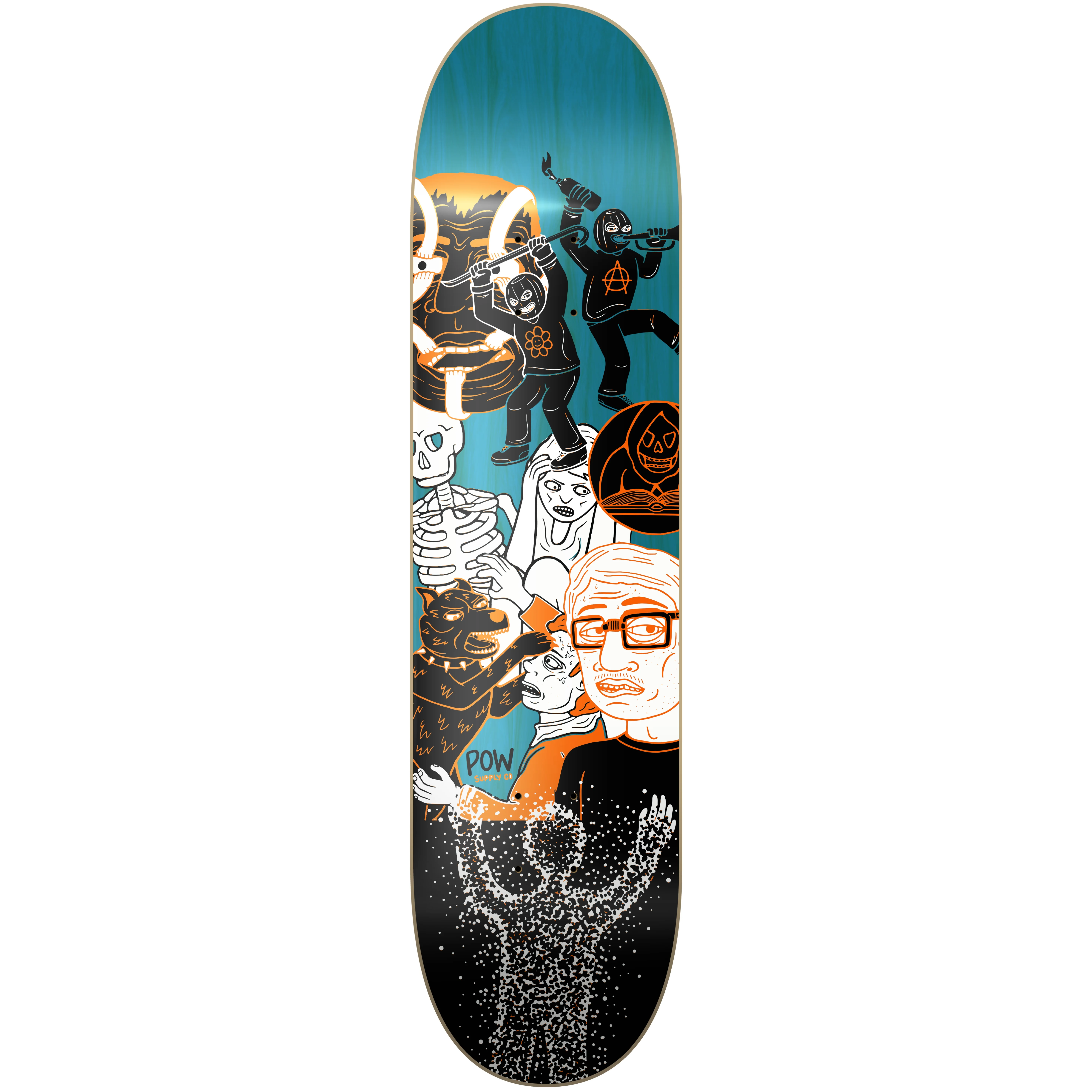 Pow Supply Co 8,25 Zine Mix Kaykay Tahtası