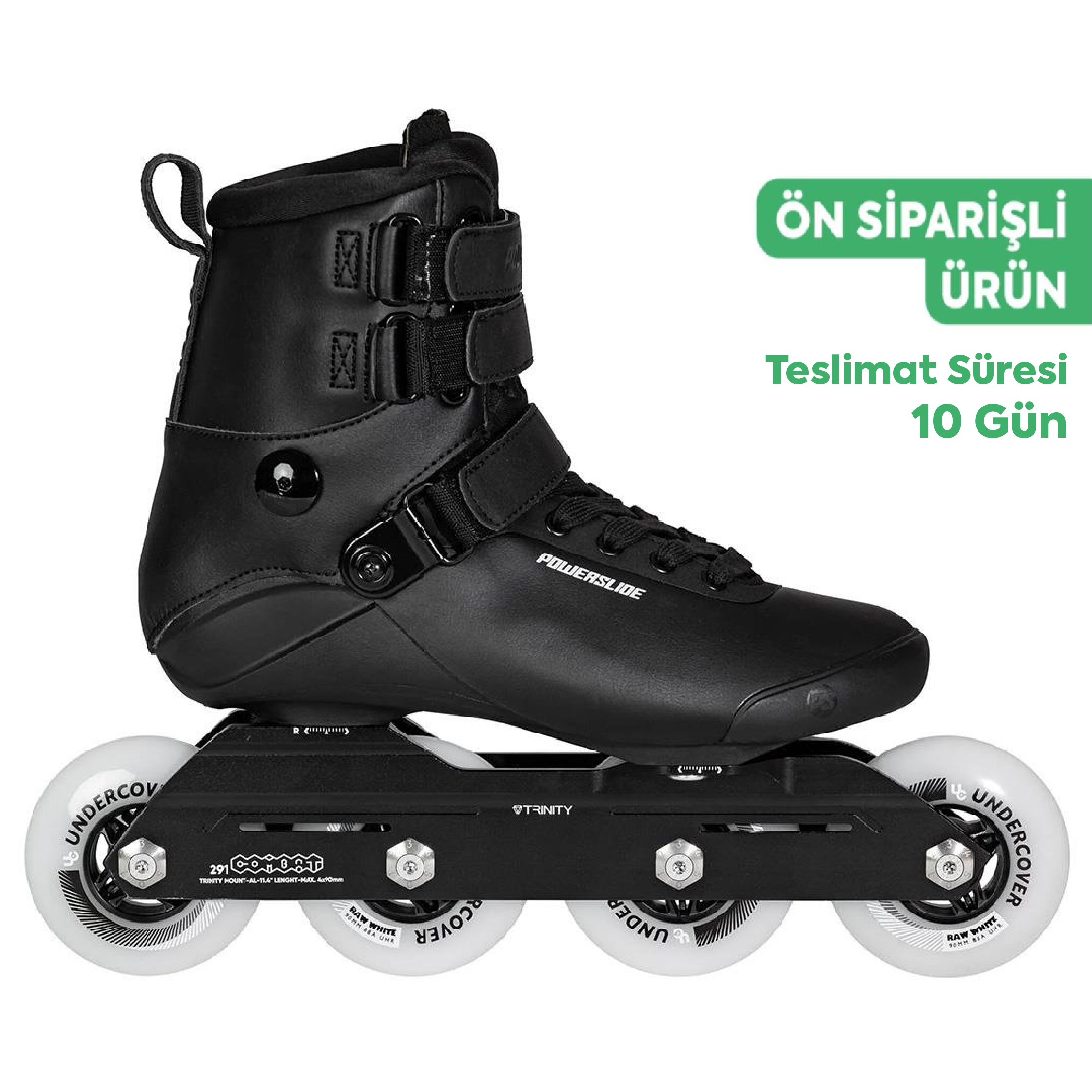 Powerslide Kaze Black 90 Urban Paten