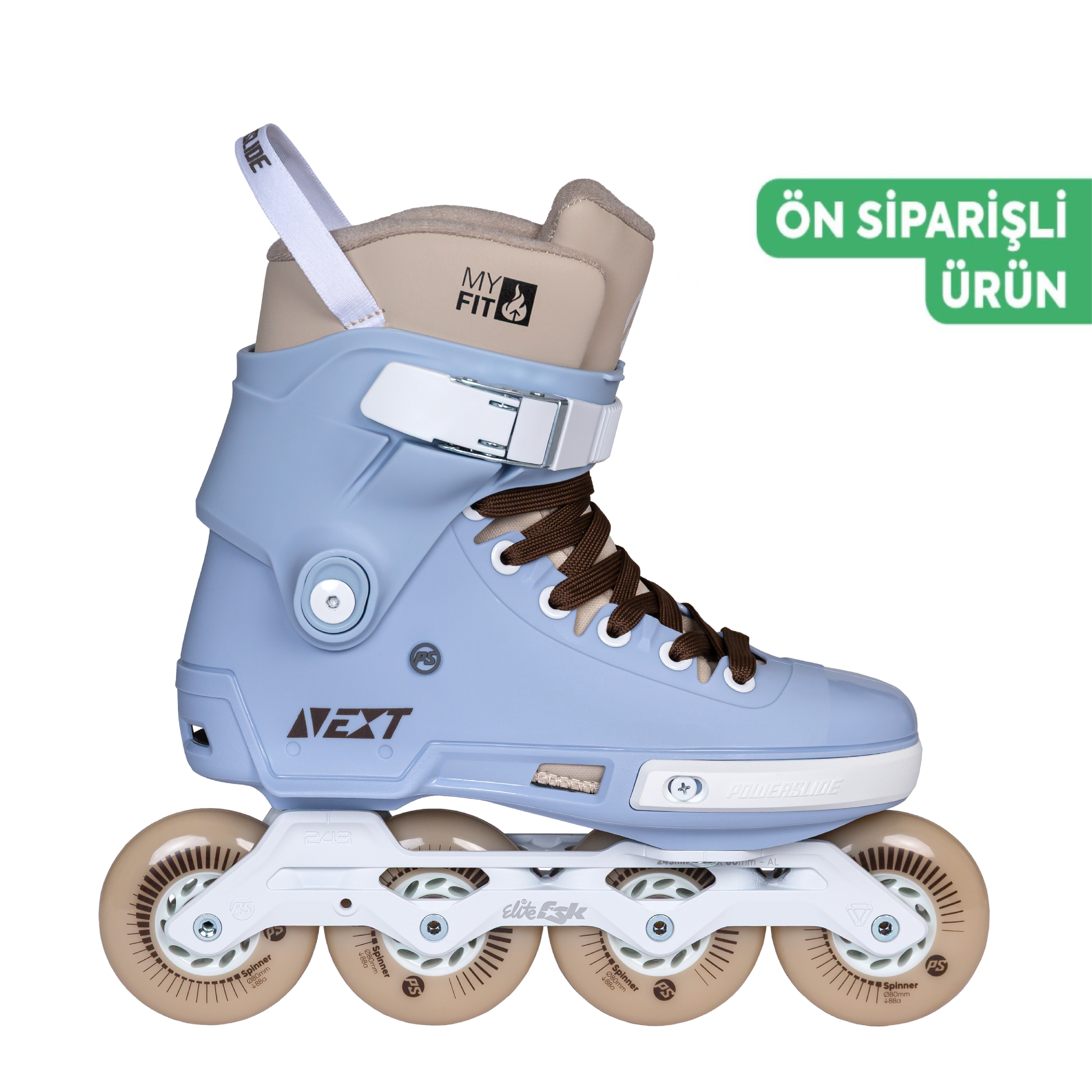 Powerslide Next 2.0 SL 80 Soft Blue Urban Paten