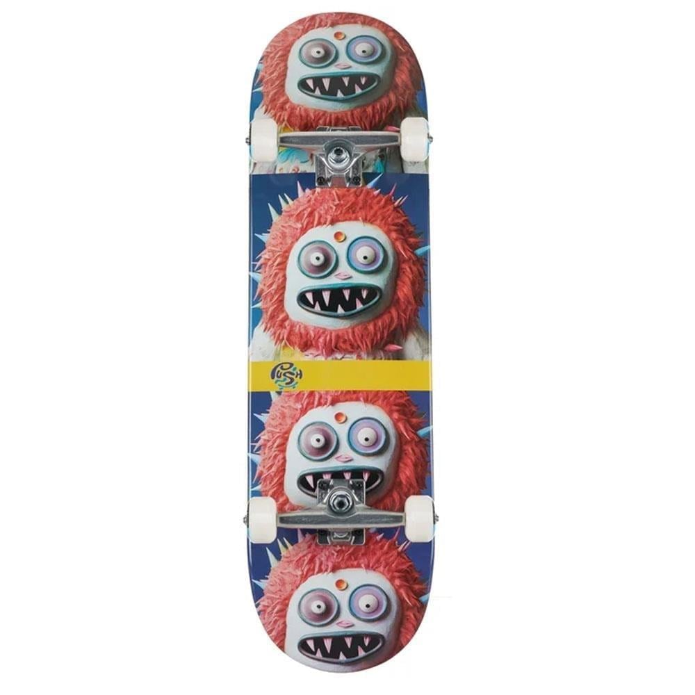 Push 8.25 Frosty FP Red Blue Skateboard Kaykay