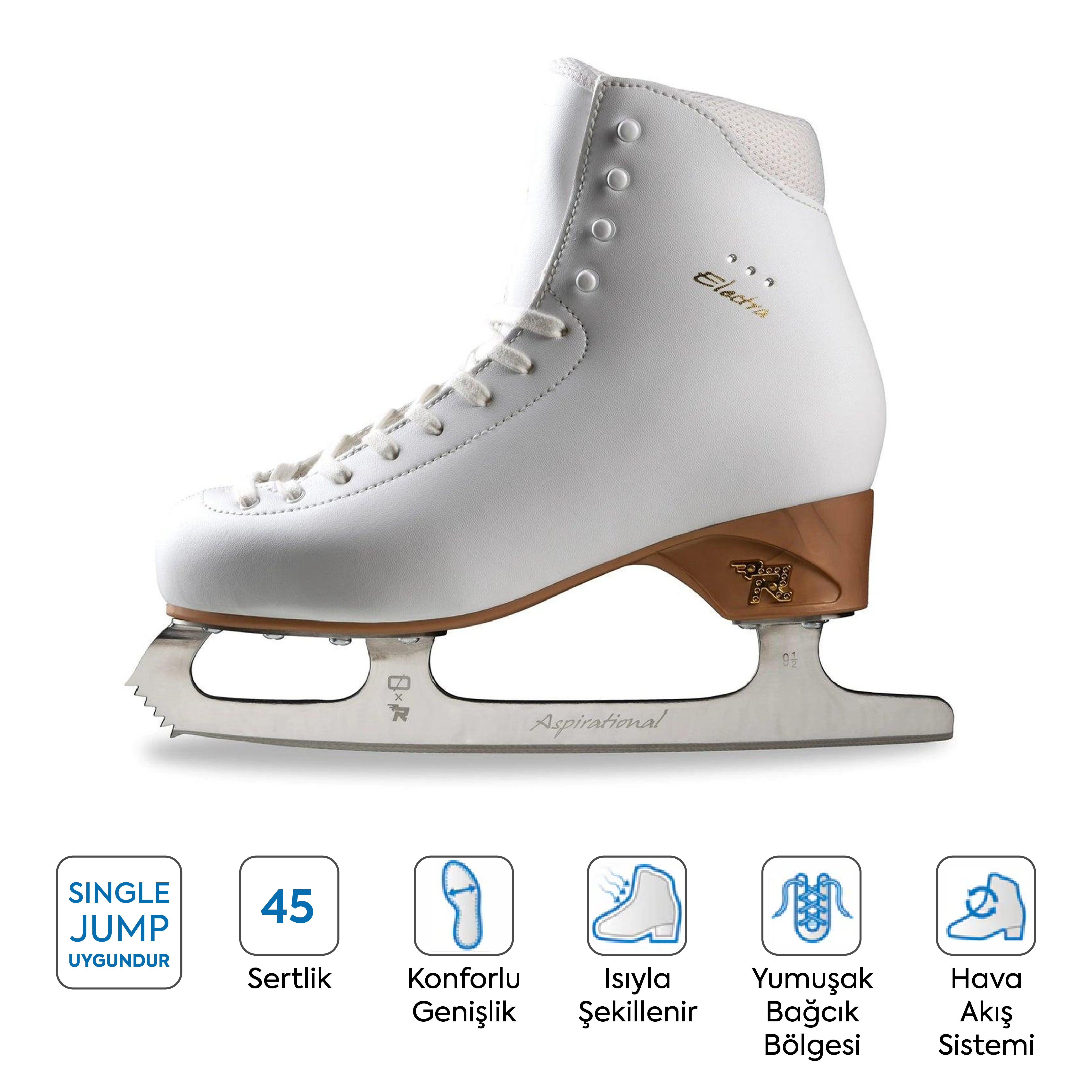 Risport Electra White Aspirational Bıçaklı Buz Pateni