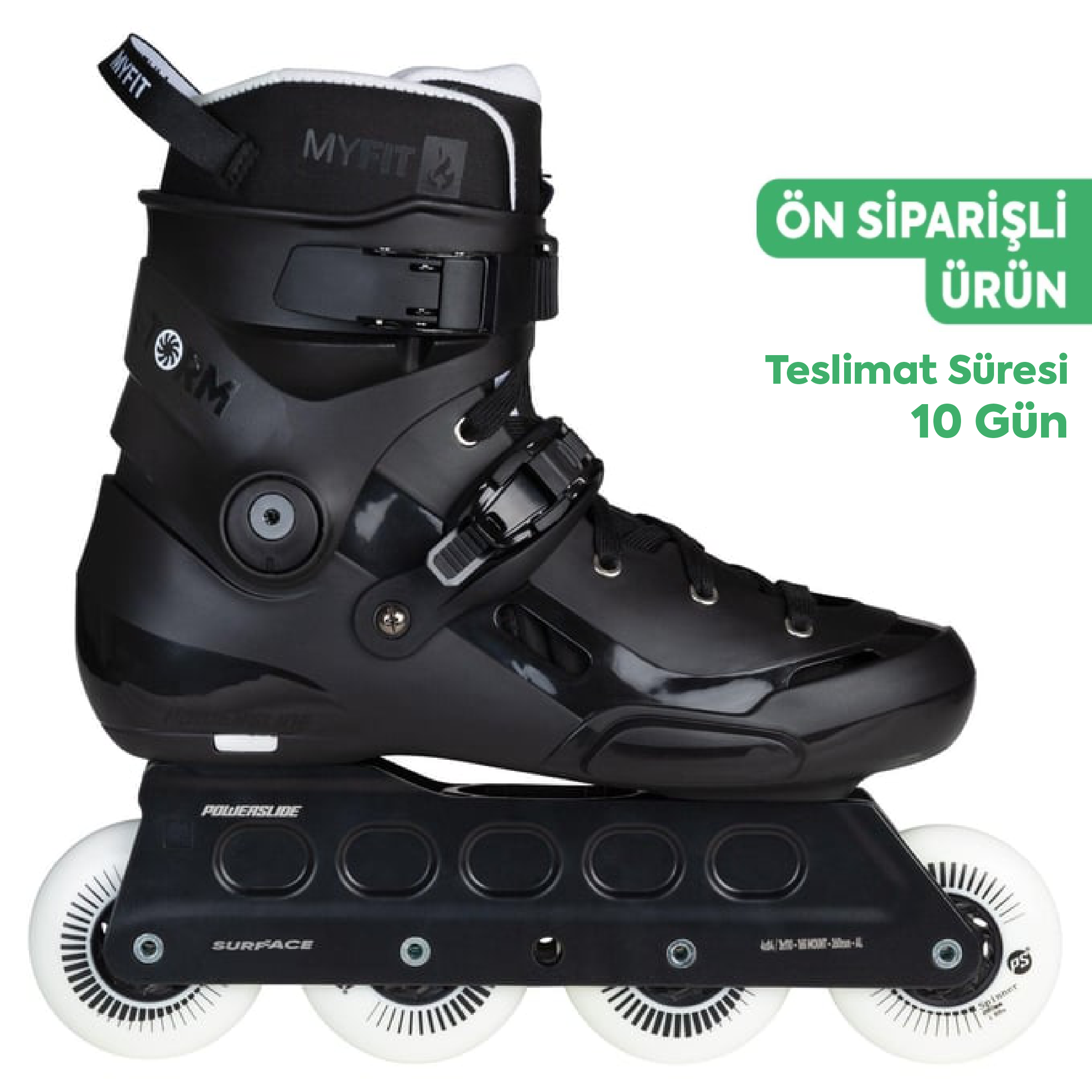 Storm Black 80 Urban Paten